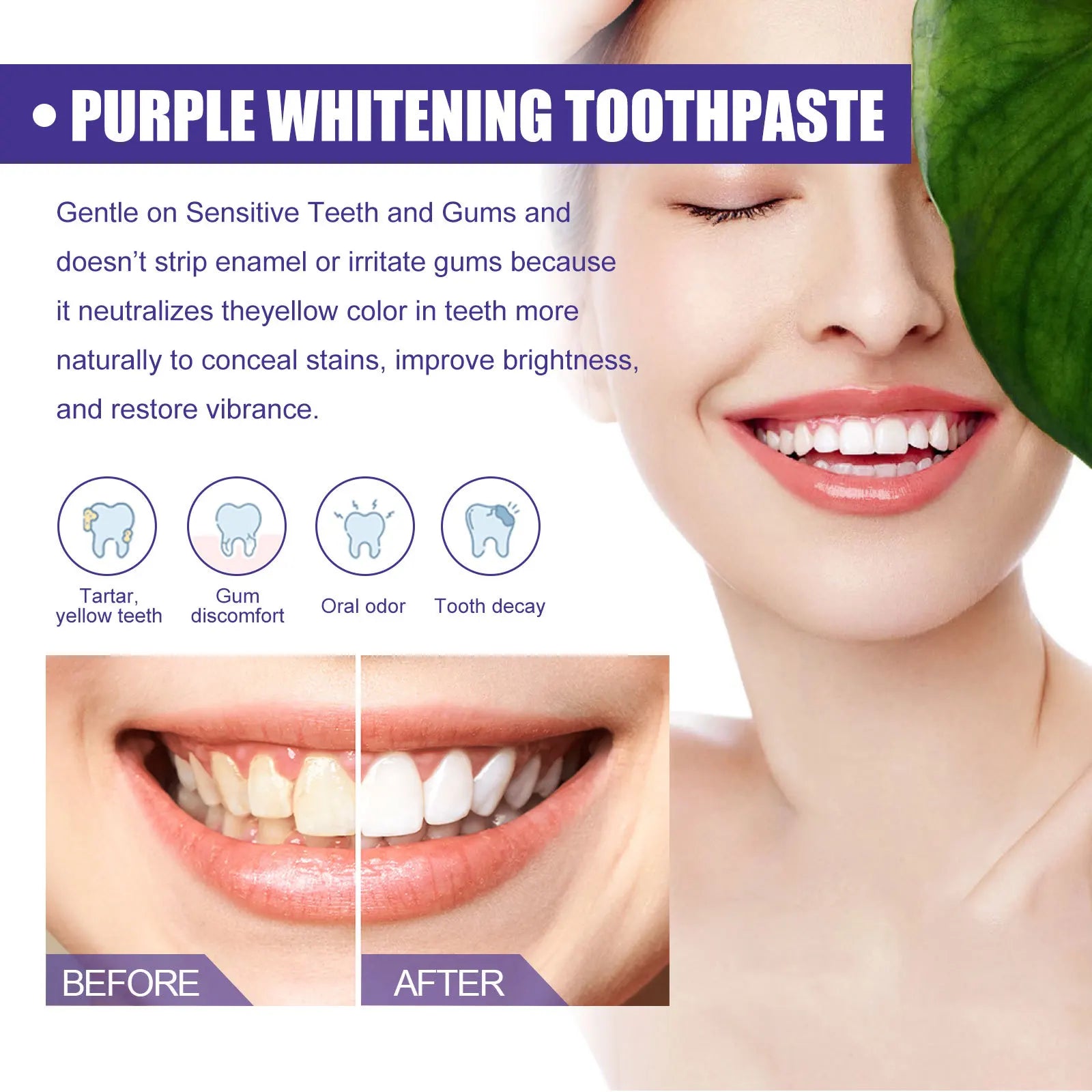 V34 Whitening Toothpaste